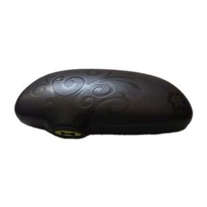Koali Morel France Brown Floral Swirl Hard Shell Eyeglass Glasses Case GUC USED